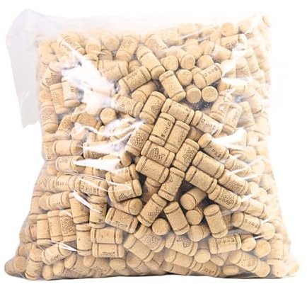 FastRack Bag of 1000, #8 Straight Wine Corks for Wine Bottles | 15/16 x 1 3/4 Beige | Bottle Stoppers | Replacement Corks for Bottles – Reliable Fit and Consistent Seal