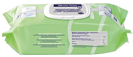 Bode Mikrobac Tissues, Flow Pack mit 80 Tüchern