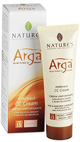 Bios Line - Bios Line Argà Minerale CC Crema Viso Uniformante Medio Chiara 50ml - 933061879