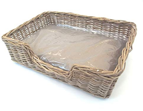 Hundekorb aus Kooboo Rattan inkl. Kissen exklusiv, ca. 70cm x 53cm