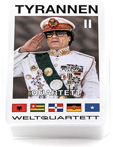 familie von quast Unisexe - Tyrans Adultes Partie 2 Quartet Jeu, 9,5 x 6,5 x 1,5