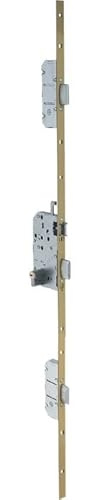 Serrure multipoint bronze gauche à fouillot Clé I Axe à 50 mm Trilock 5000 A2P* Vachette | Serrure multipoint bronze gauche à fouillot - Clé I - Axe à 50 mm - Trilock 5000 A2P 1 étoile - Vachette