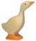 cama24com Gans klein Bauernhof Holzfigur Holzspielzeug von Holztiger mit Palandi® Sticker