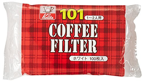 Kalita Paper Coffee Filter 101 Size White 100 sheets by Coffee Filter