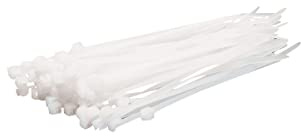 LogiLink KAB0001 - Kabelbinder, PA66, 100 Stk., transparent, B: 2,5 mm, L: 100 mm