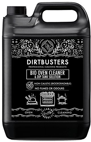 Dirtbusters Bio Oven Cleaner and dip tank solution 1x5 litres concentrate As Used By Oven Cleaning Companies Professional formula non caustic safe but powerful bio degradable, Eco Friendly