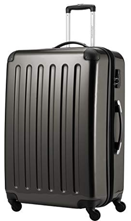 Hauptstadtkoffer Alex - Erweiterbarer Hartschalenkoffer 75 cm (119 L) mit Zahlenschloss – robuster Trolley-Reisekoffer mit 4 Doppelrollen, Graphit