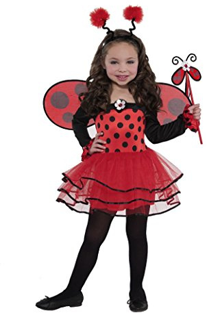 set high (PKT) (997655) barn flickor ballerina insektskostym (4-6 år)