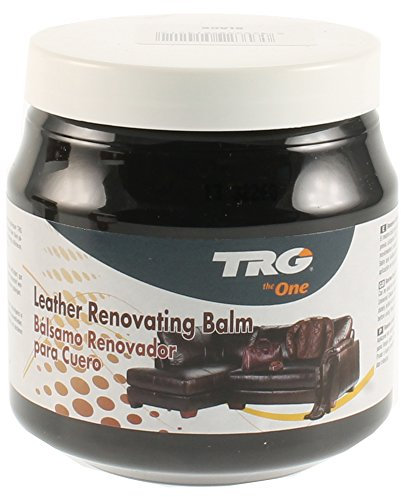 TRG the One Leather Renovating Balm, Renovieren Balsam auf Wachsbasis, reinigt und pflegt Leder, Schwarz (Black), 300 ml