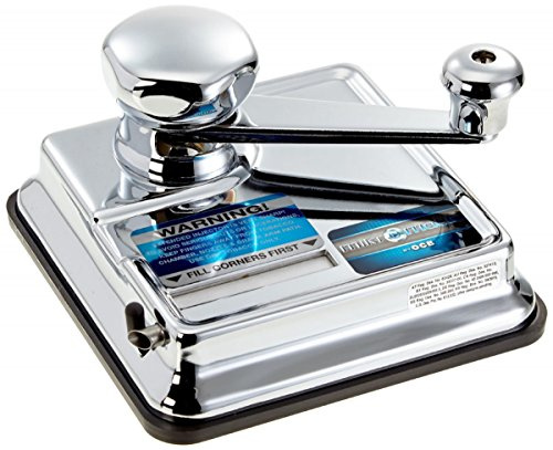 OCB MikrOmatic Duo Zigaretten Stopfmaschine, Chrom, Silber, 15 x 15 x 10 cm