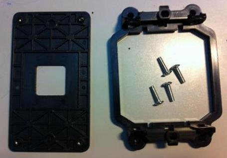 AMD - Soporte para ventilador de CPU para zócalo AM3 con placa trasera y cuatro tornillos