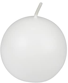 2 Inch White Ball Candles