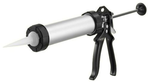 FAST WORLD SHOPPING ® Pistola Per Cartucce Di Silicone E Grasso Anche Sfuso Tubo Contenitore In Alluminio Siringa Sigillante Sigillatrice Recipiente Porta Cartuccia