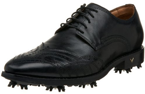 Callaway Men's Tour Brogue Golf Shoe, Schwarz, 43 EU