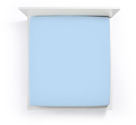 Formesse Spannbettlaken Bella Donna Single-Jersey hellblau Größe 90x190 cm - 100x200 cm