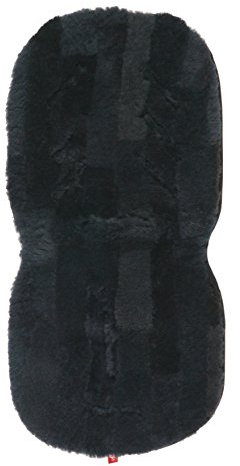 Kaiser Naturfelle 66004 - Lammfellauflage Universal 35 x 77 cm, Patchwork anthrazit