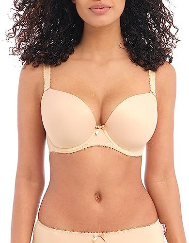 Freya Women's Deco UW Moulded Plunge Bra, Nude, 32FF