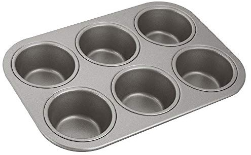 Judge JB13 - Molde Antiadherente para Magdalenas y Magdalenas (6 Tazas Grandes, Apto para lavavajillas, 27 x 18 x 3 cm)