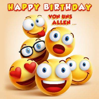 Depesche 3D Klappkarte 008 Happy Birthday von Uns Allen.