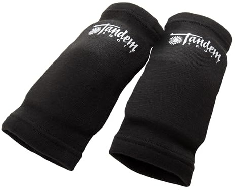 Tandem Sport volleyboll armbågsskydd – undvik golvbrännningar och blåmärken – en storlek passar de flesta – 2 dynor, TSELBOWPADS, svart