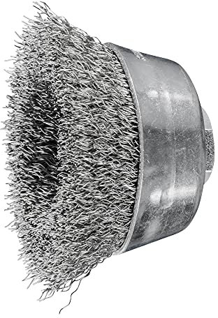 PFERD Topfbürste ungezopft TBU, Ø 60mm M14 Edelstahl-Draht-ø 0,30, 43468905 – für Winkelschleifer