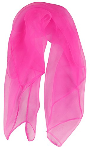 TRIXES Pink Neck Scarf - Tie up, Fancy Dress Accessory (Dark Pink)