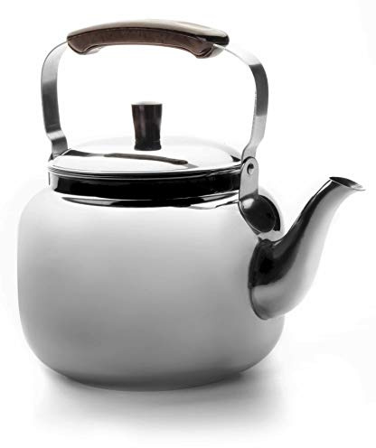LACOR 68225 - Cafetera pava f.Sandwich 2, 5 lt. 18/10 - Menaje Profesional | En acero inox 18/10, para un café intenso en casa; ideal para cocina profesional y uso diario en casa, versátil y duradero
