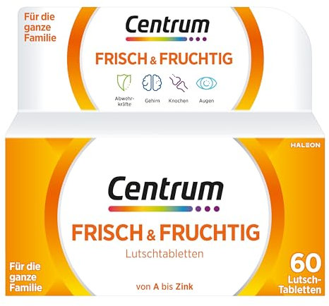 Centrum Frisch und Fruchtig, 60 St., Die leckere Mikronährstoffversorgung für die ganze Familie, Verpackung kann variieren