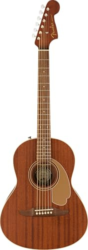 Fender Sonoran - Mini guitarra acústica, caoba con bolsa
