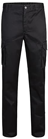 VELILLA 103001; Pantalón Multibolsillos; Color Negro; Talla 38