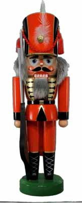 Rudolphs Schatzkiste Nutcracker soldier red 36cm nutcracker wood figure Erzgebirge