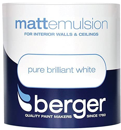 Berger Vinyl Matt 1L Pure Brilliant White