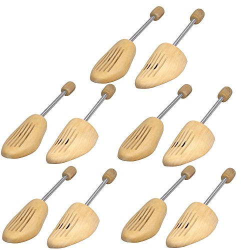 DynaSun 5x LTH1M 2-Way Tendiscarpe a Molla Elegante in Cedro Forma Anatomica per tenere in Forma le Scarpe