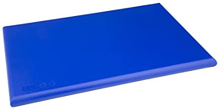 Hygiplas Thick High Density Blue Chopping Board Standard 450x300x25mm - Non-Absorbent, Scratch Resistant Cutting Board J036