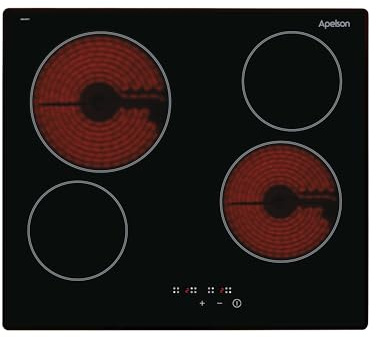 Apelson AVT 460 S Plaque vitrocéramique 4 zone de cuisson, noir