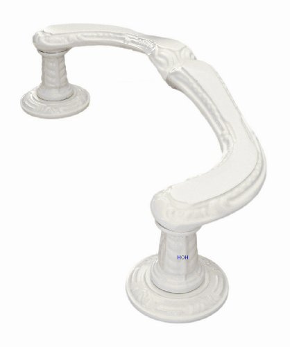 Haeusler-Shop Haustür Stossgriff 3330 Weiss 245 mm Türgriffe Türbeschlag Griffstange