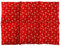 Cuscino termico: Cuscino con semi di colza 40x30 6 compartimenti, cuore rosso. Terapia caldo e freddo
