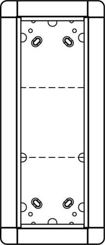 Ritto 1881320 Portier Rahmen UP 3fach silber
