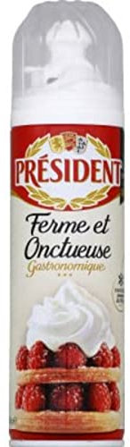 Président Crème Chantilly Ferme Et Onctueuse , 250g