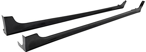 Side Skirts Compatible with 2012-2015 Honda Civic, 9th 4Dr Side Skirts Rocker Panels Pair -ABS by IKON MOTORSPORTS, 2013 2014