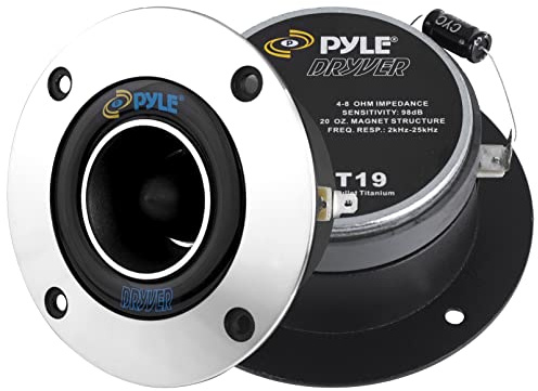 Pyle-Pro PDBT19 Horn Bullet Hochtöner (9,5 cm, Aluminium), 600W