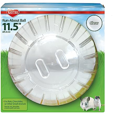 Beeztees 805652 Hamsterspielball, 29 cm, transparent | Hamsterballspaß Klarer Laufball zum Spielen. Rennmaus Spielzeug, temporäre Haltefläche, 29,2 cm