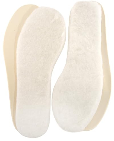 Lambland 2 Pairs of Premium Lambswool Latex Backed Inner Soles Walking Hiking Boot Shoe Comfort Size UK 5