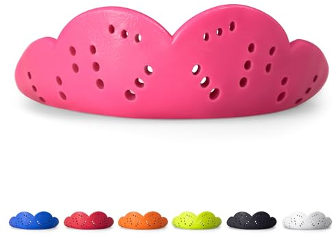 SISU 2.4 MAX Guard Mundschutz pink | Sport Mundschutz für Boxen, Hockey, Lacrosse und Kampfsport Dünnes Material, sprechen und atmen bleiben möglich