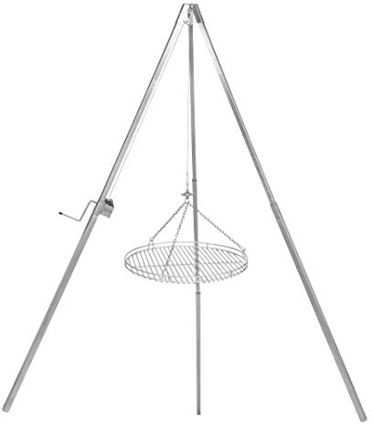 Schneider Grillgeräte Schwenkgrill - Dreibeingrill 70, Silber/Edelstahl, 3