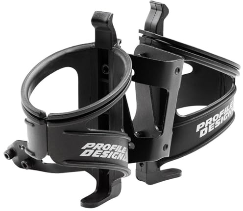 Profile Design Flaschenhalter RML System, Schwarz, One size, 3590360 | Profile-Design RML Trinksystem Fahrrad-Flaschenhalter mit Dual-Position-Halterung