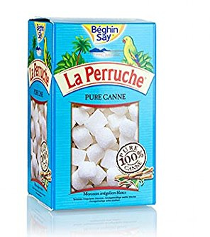 Rohr-Zucker, weiß, in Würfeln, La Perruche, 750g