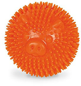 Nobby TPR Noppen Ball Pig, orange 6,5 cm, 1 Stück