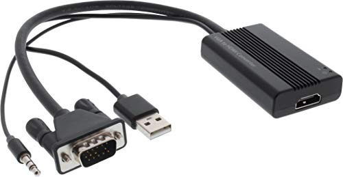 InLine 65004 A VGA with Audio to HDMI Converter with USB Power Supply