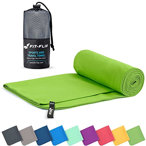 Fit-Flip Mikrofaser Handtuch schnelltrocknend für Fitness, Sport & Sauna